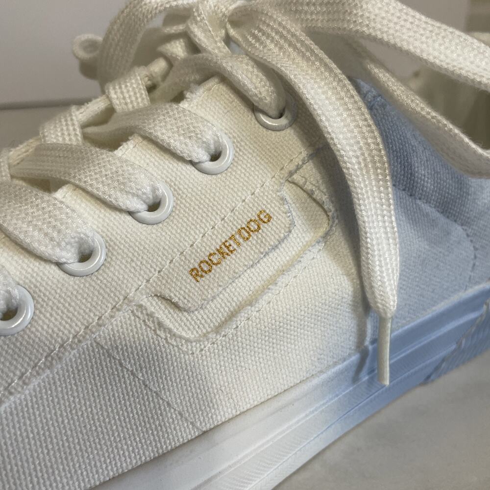 Rocket Dog Cheery Cotton Canvas Sneakers Women’s Size 11 Blue White Fade NEW - Picture 4 of 9